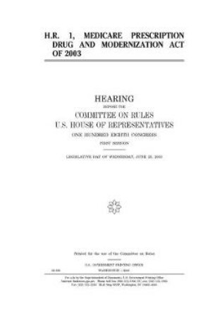Cover of H.R. 1, Medicare Prescription Drug and Modernization Act of 2003