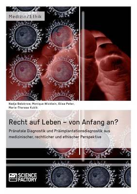 Book cover for Recht auf Leben - von Anfang an?