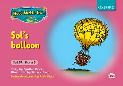 Book cover for Read Write Inc Phonics Fiction Set 3A Pink Sol's Balloon