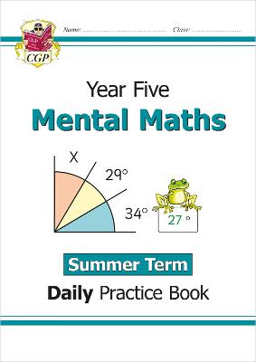 Book cover for New KS2 Mental Maths Daily Practice Book: Year 5 - Summer Term