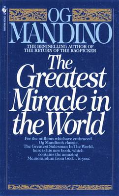 Book cover for The Greatest Miracle in the World