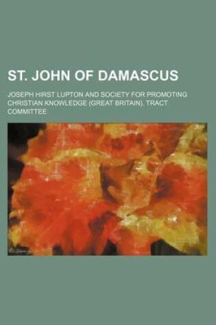 Cover of St. John of Damascus