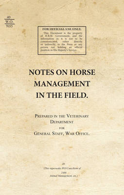 Book cover for Notes on Horse Management in the Field (1919)