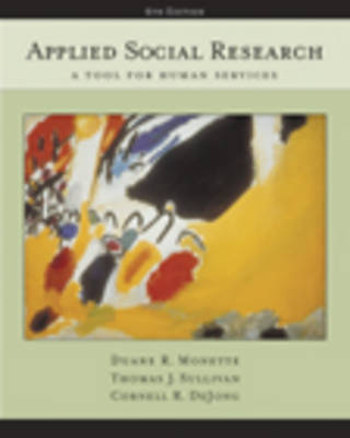 Book cover for Applied Social Research 6e