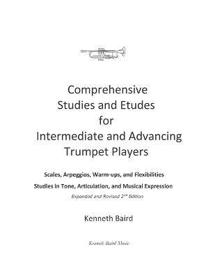 Book cover for Comprehensive Studies and Etudes for Intermediate and Advancing Trumpet Players