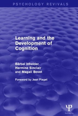 Book cover for Learning and the Development of Cognition (Psychology Revivals)