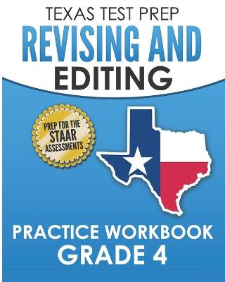 Book cover for TEXAS TEST PREP Revising and Editing Practice Workbook Grade 4