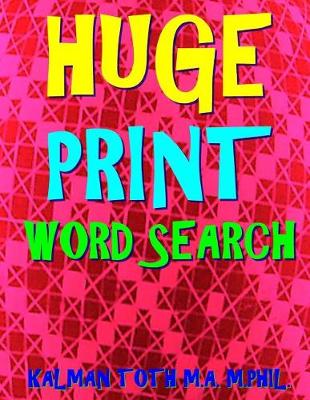 Book cover for Huge Print Word Search