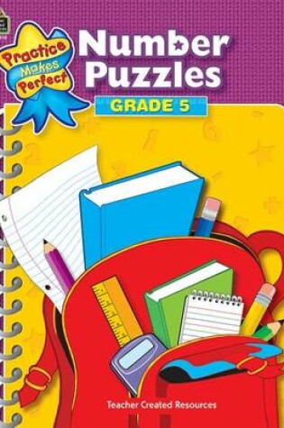 Cover of Number Puzzles Grade 5