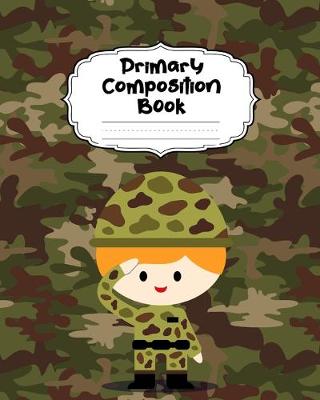 Book cover for Soldier Primary Composition Book