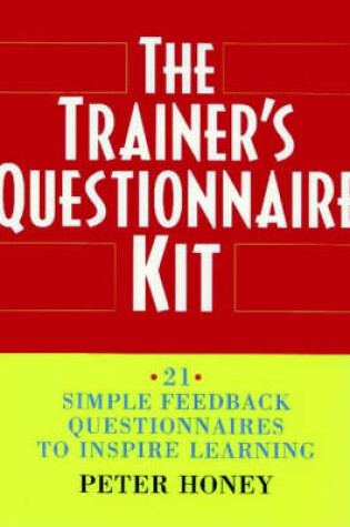 Cover of The Trainers Questionaire Kit