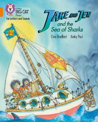 Book cover for Jake and Jen and the Sea of Sharks