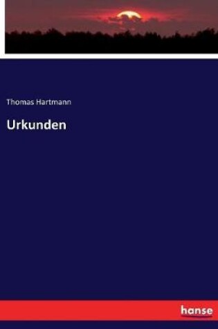 Cover of Urkunden