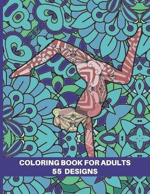 Book cover for Yoga Mandala Coloring Book