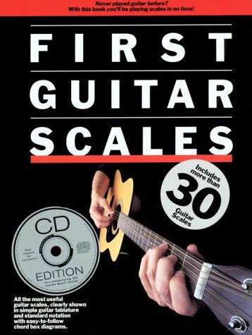 Book cover for First Guitar Scales (Book/CD)