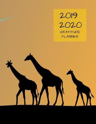 Book cover for 2019 2020 15 Months Baby Giraffe Gratitude Journal Daily Planner