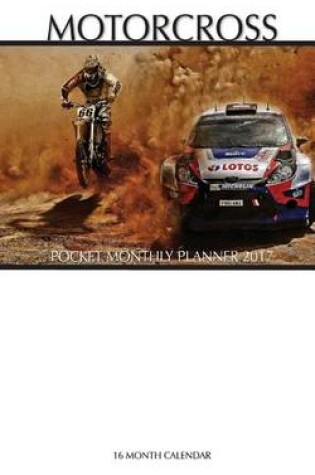 Cover of Motocross Pocket Monthly Planner 2017