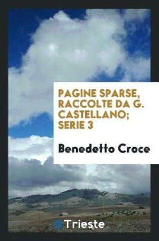 Cover of Pagine Sparse, Raccolte Da G. Castellano