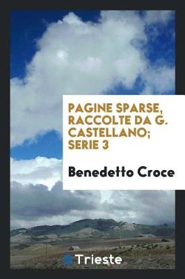 Book cover for Pagine Sparse, Raccolte Da G. Castellano