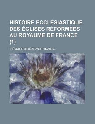 Book cover for Histoire Ecclesiastique Des Eglises Reformees Au Royaume de France (1 )