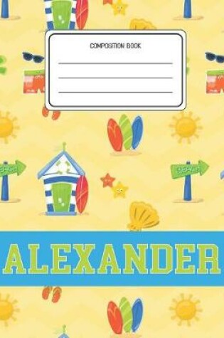 Cover of Composition Book Alexander