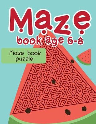 Book cover for Maze book age 6-8