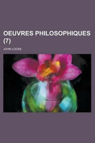 Cover of Oeuvres Philosophiques (7)