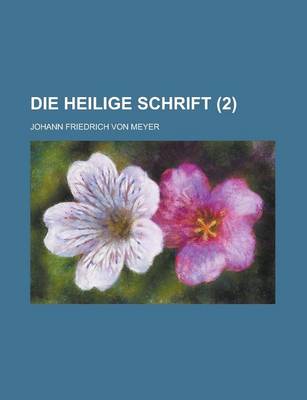 Book cover for Die Heilige Schrift (2)