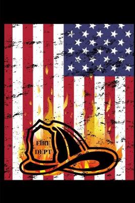 Book cover for Firefighter Fire Department Journal Notebook