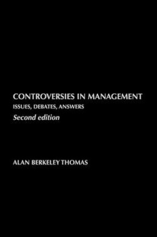Cover of Controversies in Management
