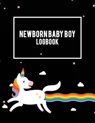 Book cover for Newborn Baby Boy logbook