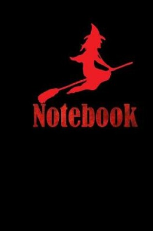 Cover of Notebook Red Witch - Large (8.5 x 11 inches) - 120 Pages- Black Cover