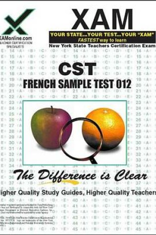 Cover of Cst French Sample Test