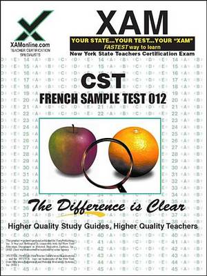 Book cover for Cst French Sample Test