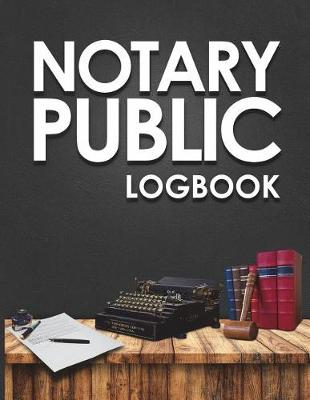 Cover of Notary Public Logbook