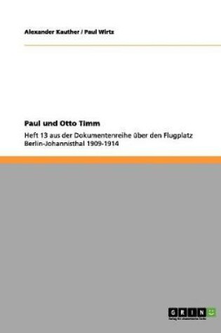 Cover of Paul und Otto Timm