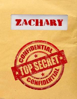 Book cover for Zachary Top Secret Confidential