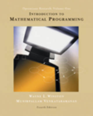 Book cover for Introduction to Mathematical Programming