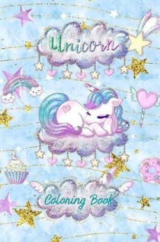 Cover of Unicorn Coloring Book