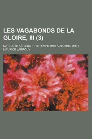 Cover of Les Vagabonds de La Gloire, III; Matelots Aeriens (Printemps 1916-Automne 1917) (3)