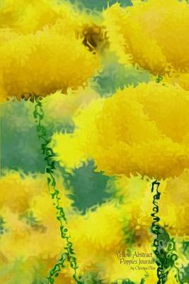 Book cover for Yellow Abstract Poppies Journal