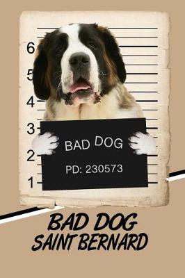 Book cover for Bad Dog Saint Bernard