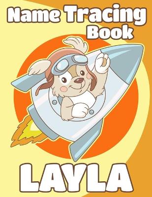 Cover of Name Tracing Book Layla