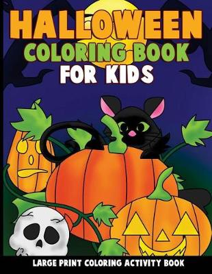 Book cover for Halloween Coloring Book for Kids