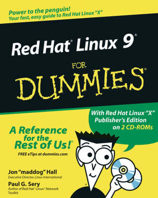 Cover of Red Hat Linux 9.X for Dummies