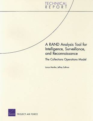 Book cover for A RAND Analysis Tool for Intelligence, Surveillance, and Reconnaissance