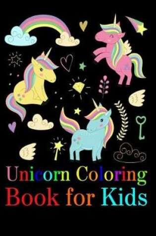 Cover of Unicorn Coloring Book for Kids