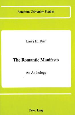 Book cover for The Romantic Manifesto