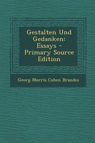 Cover of Gestalten Und Gedanken