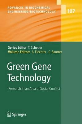 Cover of Green Gene Technology: Research in and Area of Social Confict